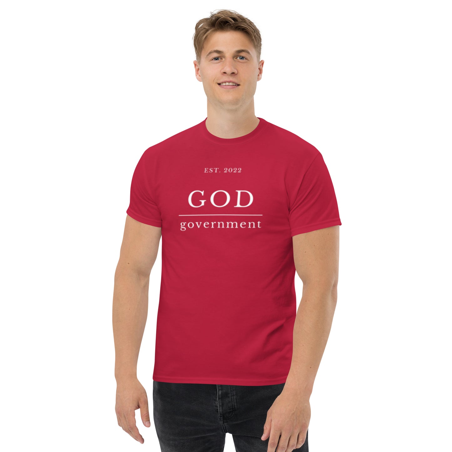 God over govt Men's classic tee