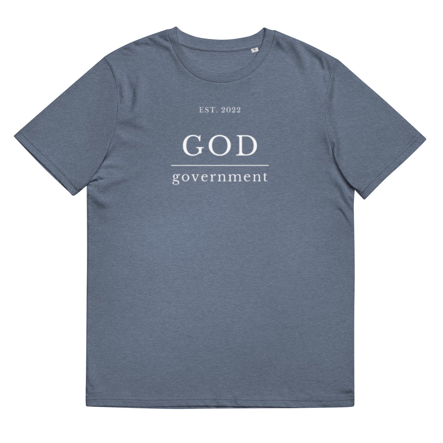 God over Govt Unisex organic cotton t-shirt