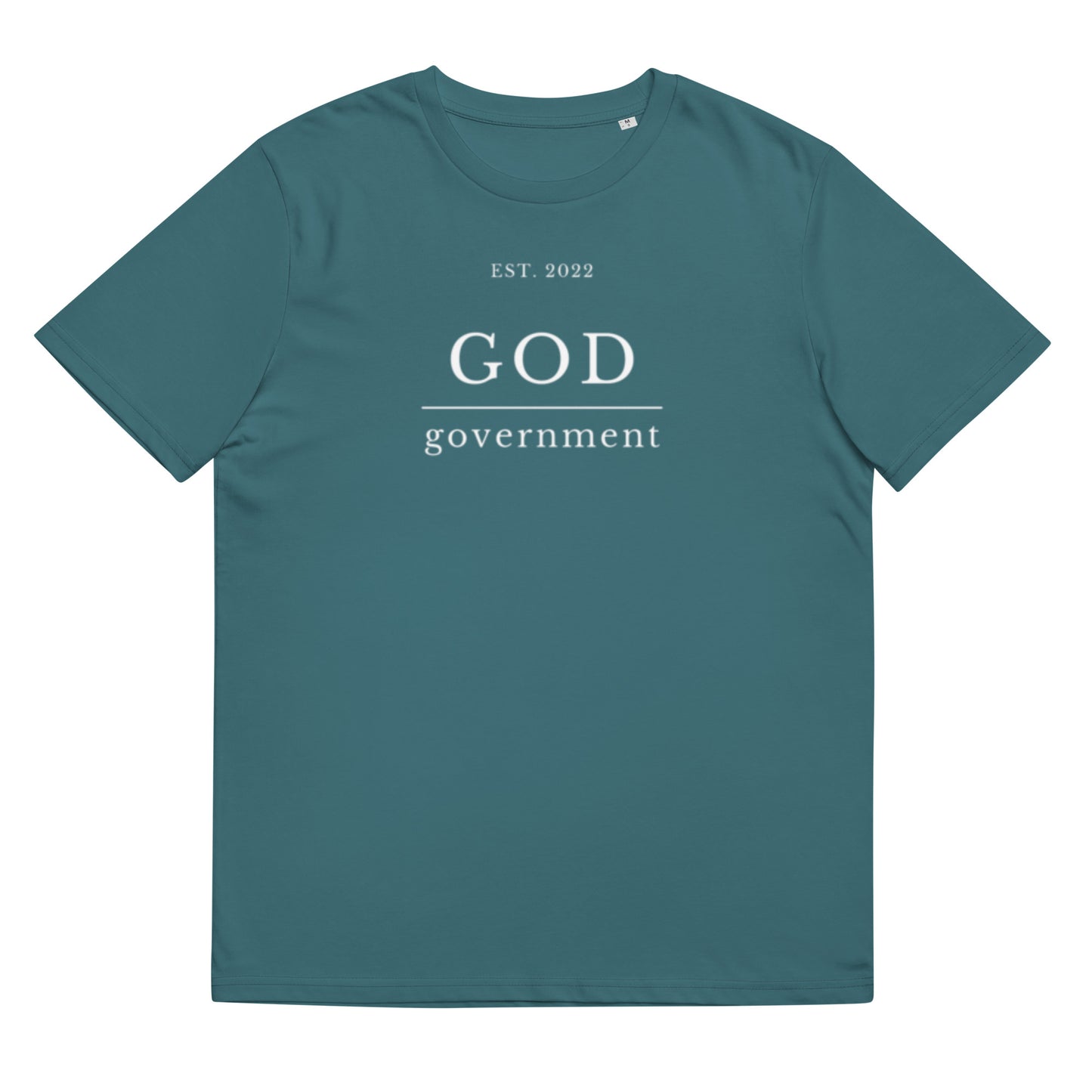 God over Govt Unisex organic cotton t-shirt