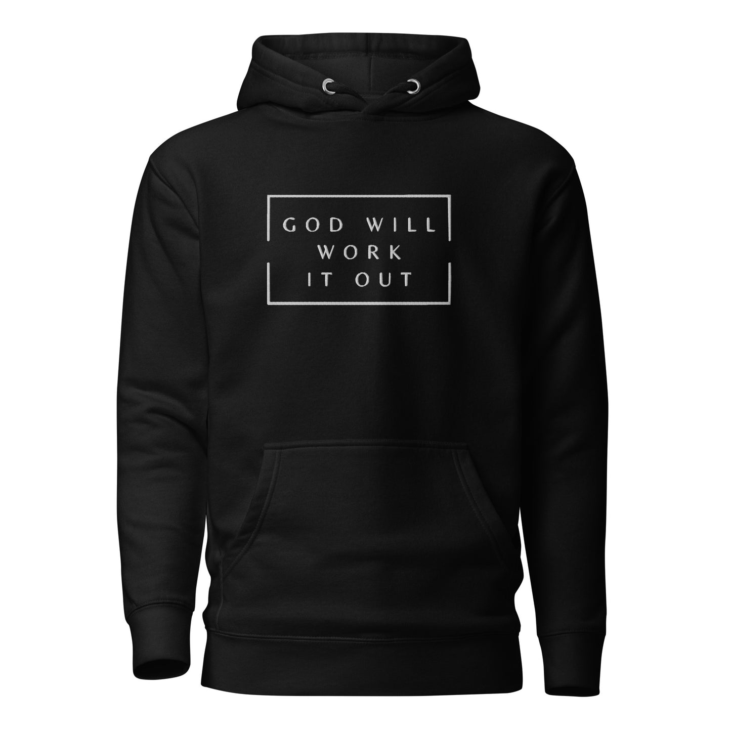 God Will Embroidered Hoodie