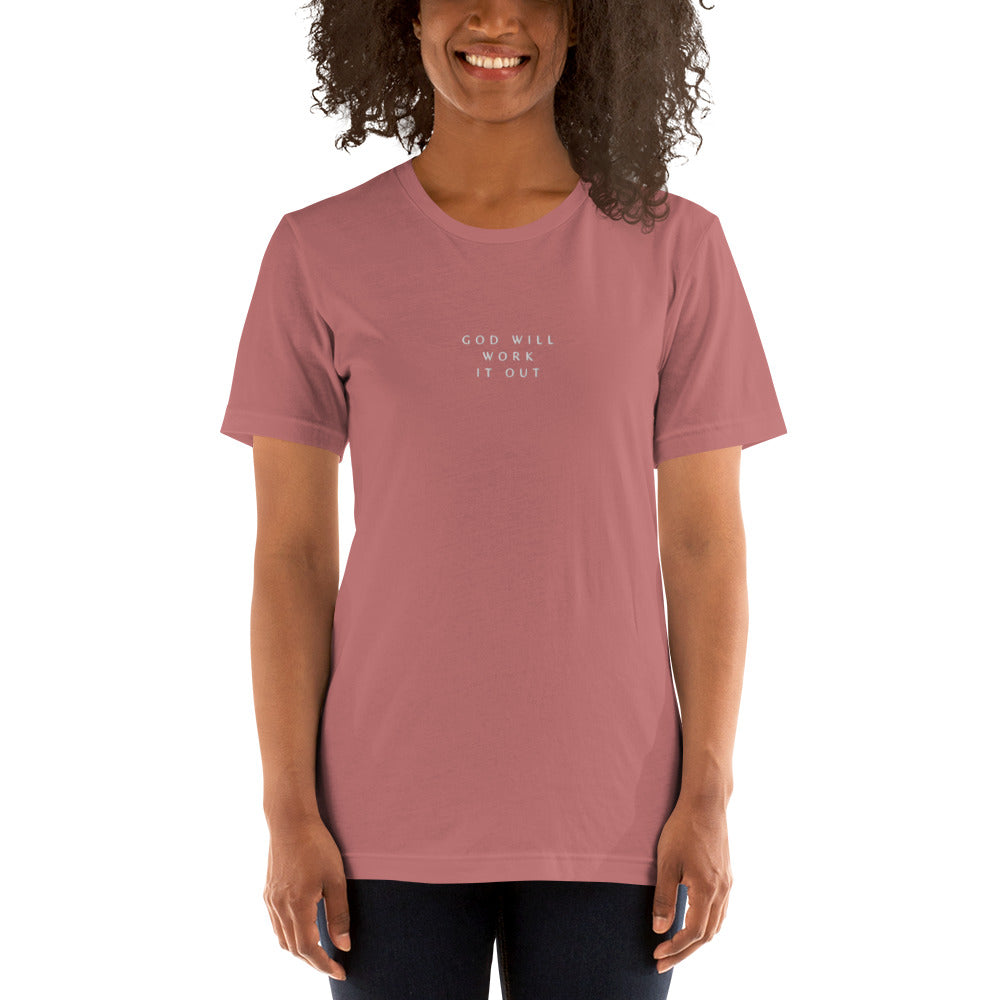 God Will embroidered unisex t-shirt